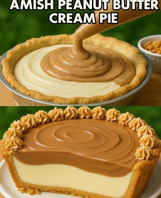 Amish Peanut Butter Cream Pie