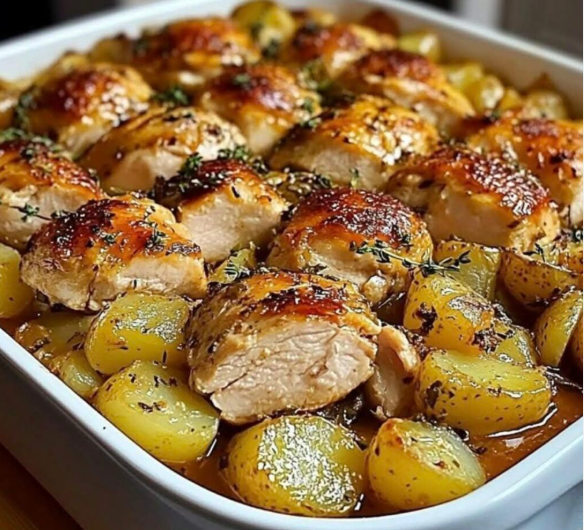 Chicken and Potato Bake Recipe
