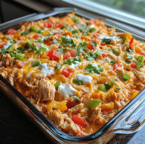 Fajita Chicken Casserole