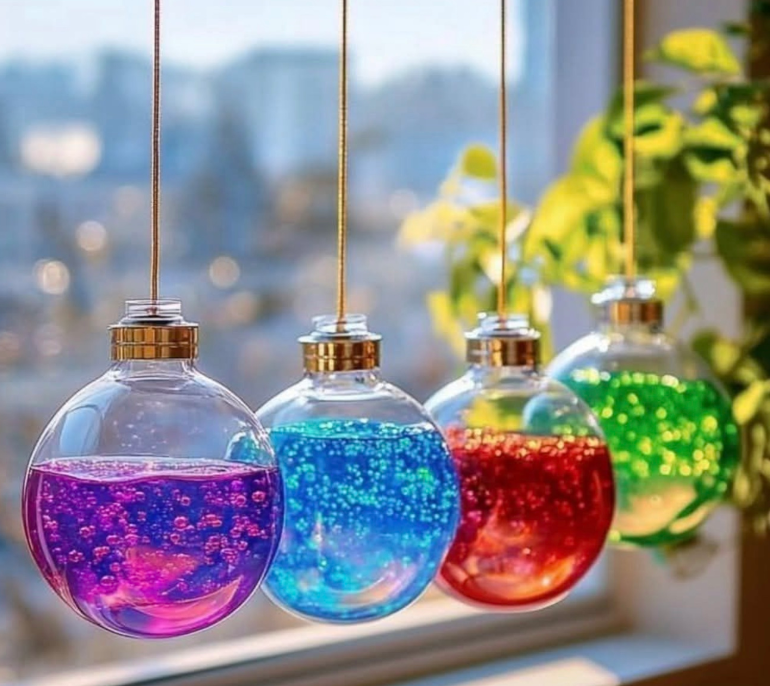 Lava Lamp Style Suncatchers