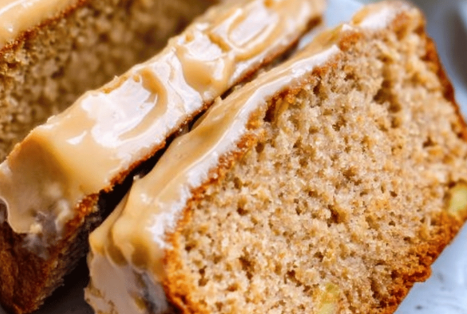 Apple Zucchini Bread with Brown Sugar Frosting