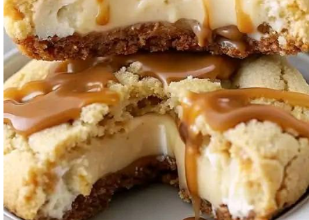 Caramel Cheesecake Cookies