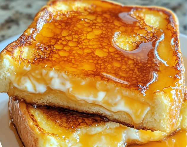 Caramelized Overnight Crème Brûlée French Toast