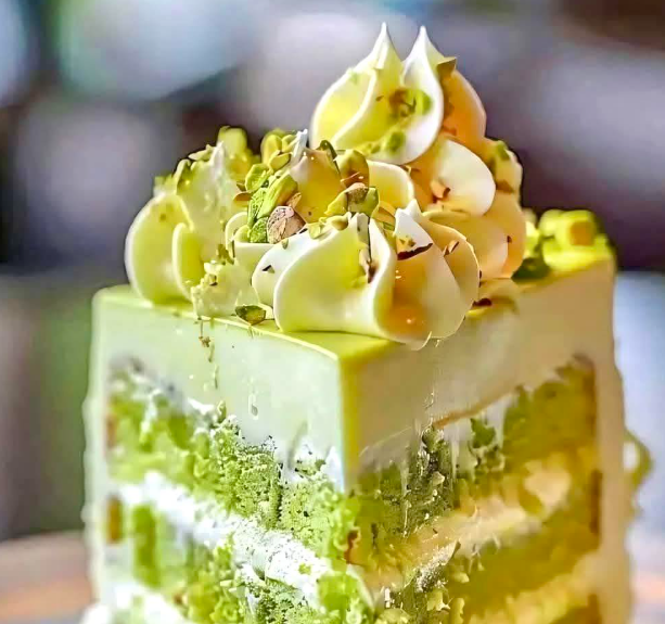 Pistachio Cream Cake