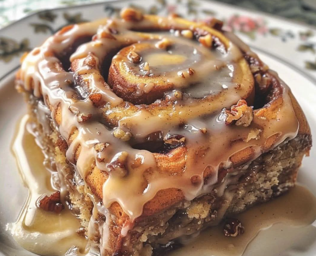 Banana Bread Cinnamon Rolls