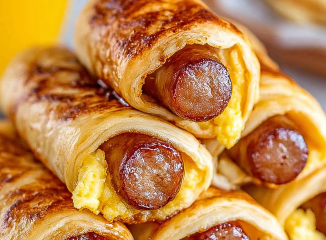 Breakfast Pigs in a Blanket