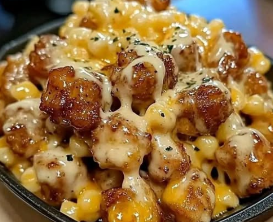 Creamy Honey Pepper Chicken Mac and Cheese Delight