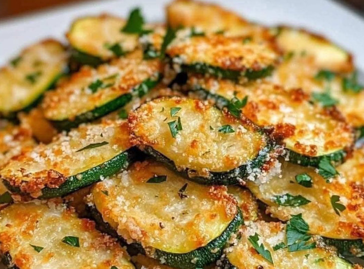 Crispy Parmesan Zucchini Rounds Recipe