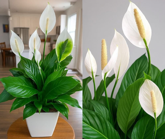 Just 1 cup makes peace lilies bloom with so many flowers (all year round)