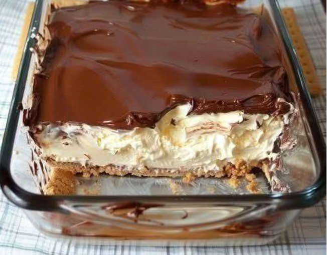 No-Bake Peanut Butter Eclair Cake