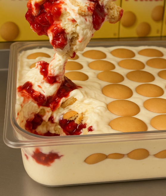Strawberry Banana Pudding Dessert