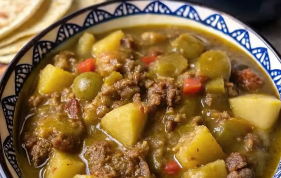 Hatch green chile picadillo