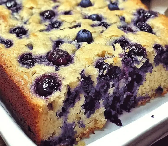 Irresistible Blueberry Breakfast Cake