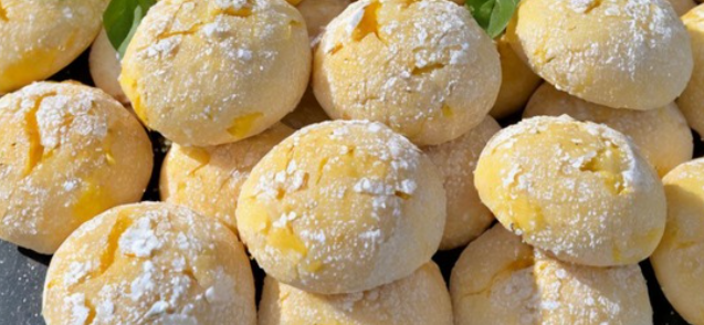 Soft Lemon Biscuits that melt in your mouth