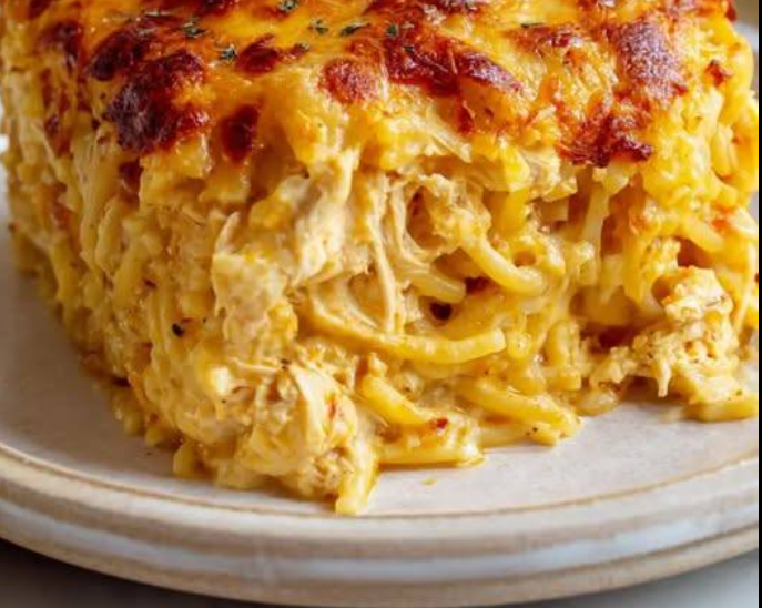 Baked Chicken Spaghetti
