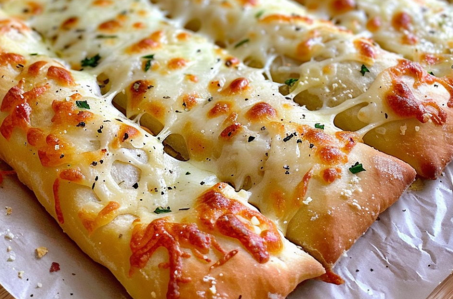 Cheesy Garlic Breadsticks