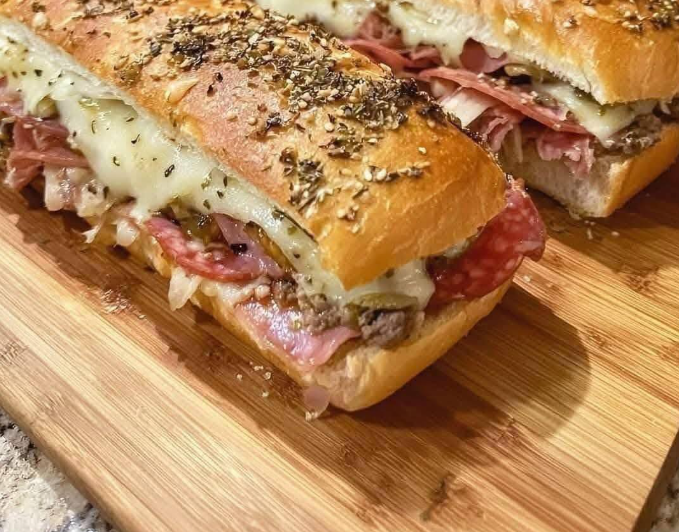 Giant Muffaletta Italian Sandwich