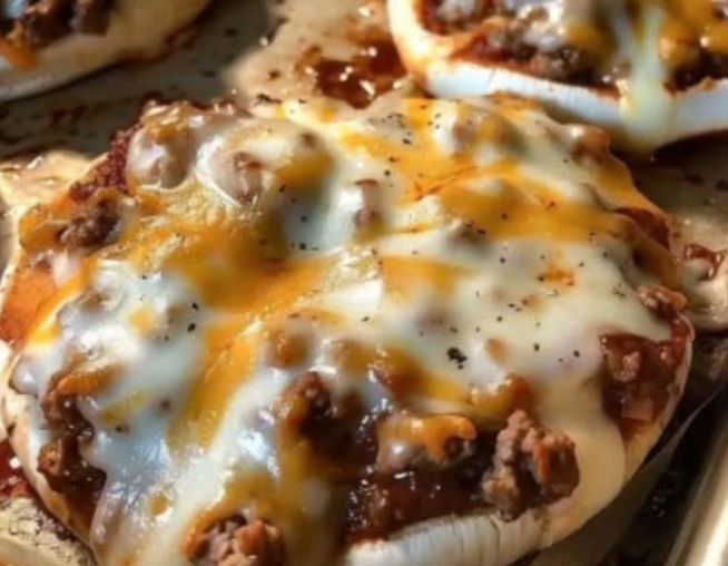 Sloppy Joe Pizzas