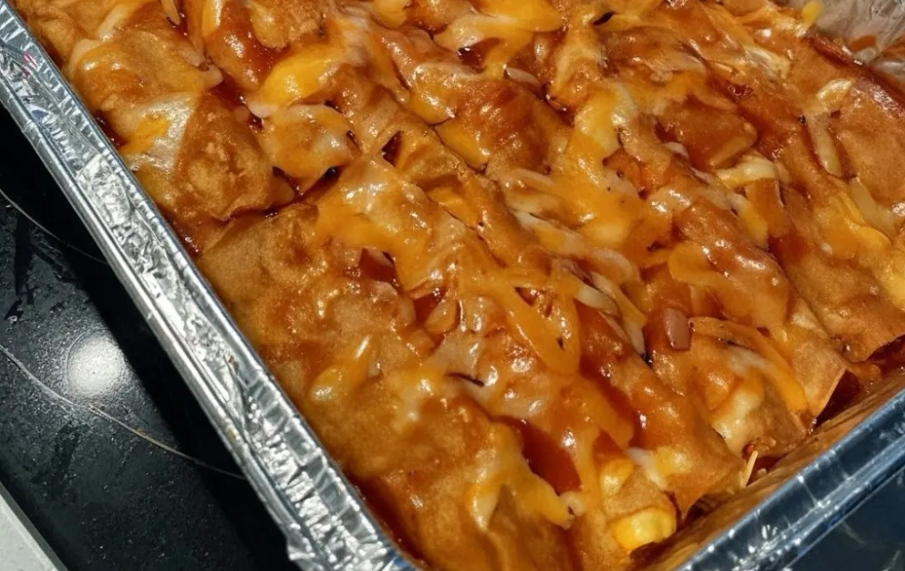 Sour Cream Chicken Enchilada Casserole