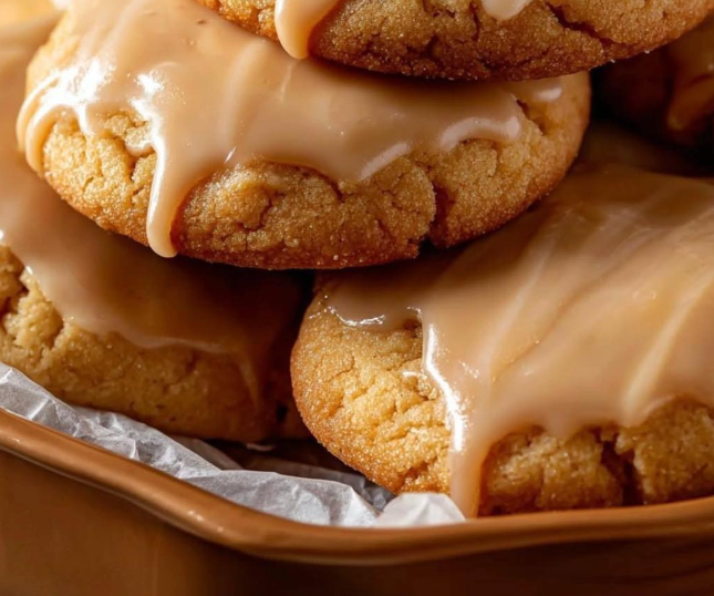 Maple Cookies with Maple Icing