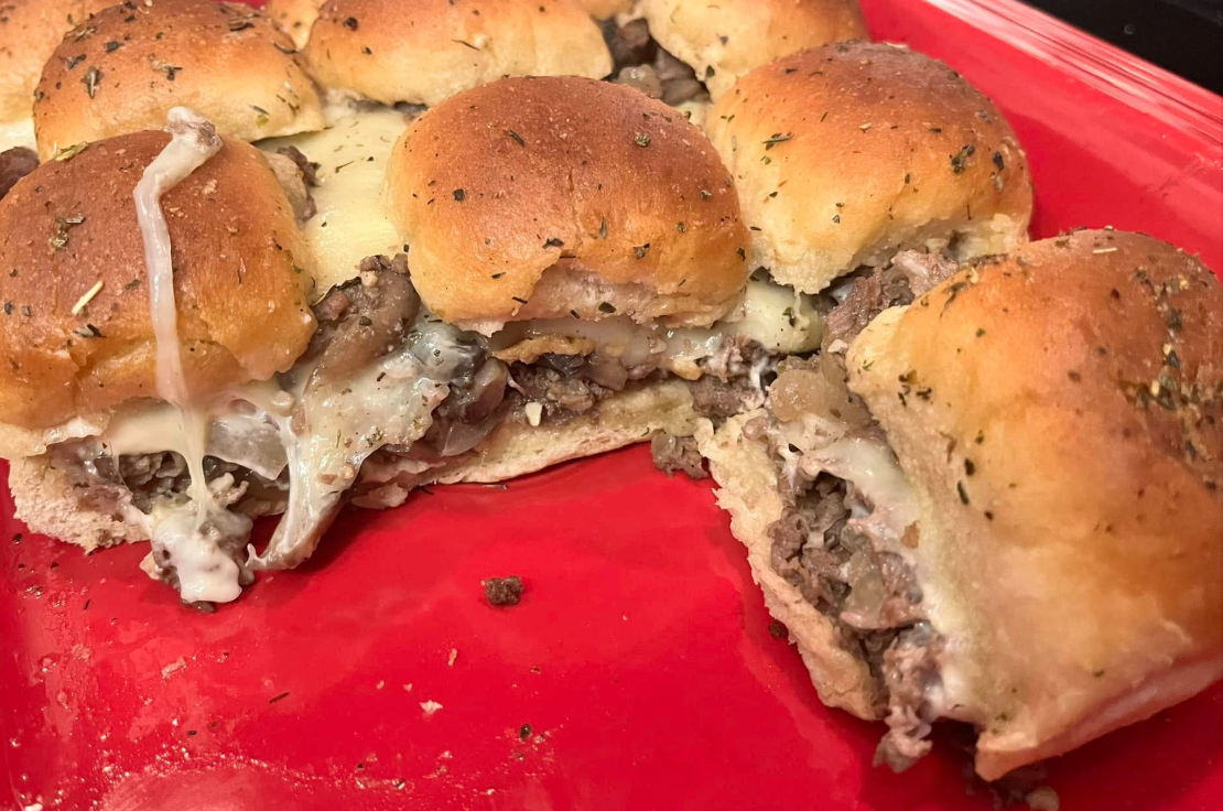 Philly Cheesesteak Sliders