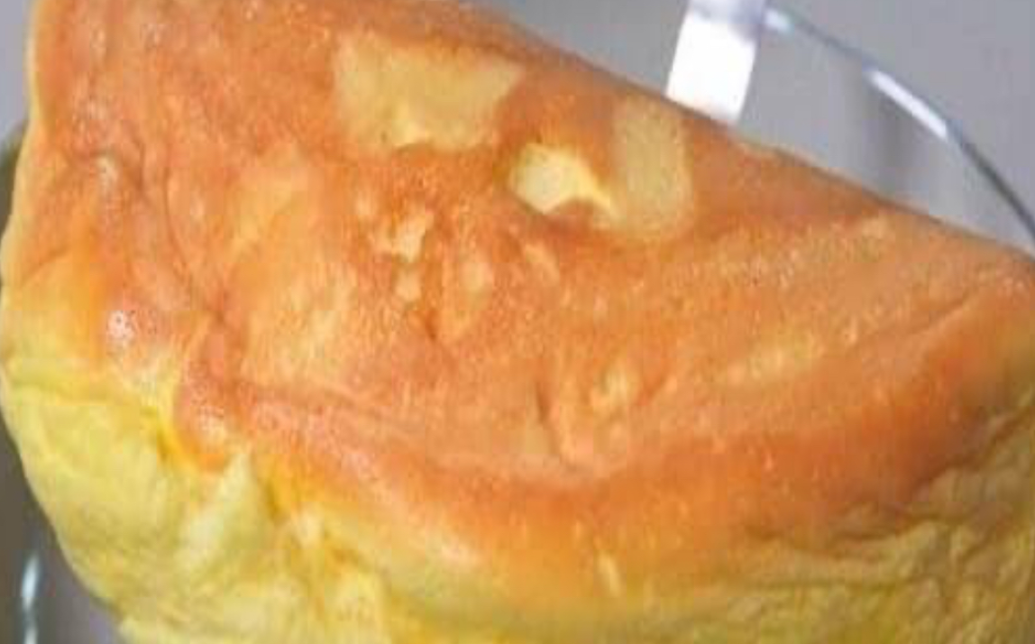 Light and fluffy omelet for breakfast.