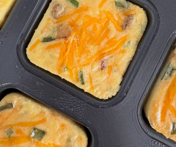 Potato Cheddar Chive Bake (Starbucks Copycat, High Protein!)