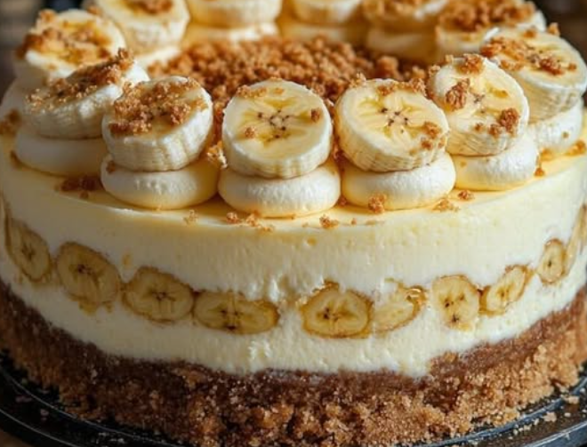 Banana Cream Cheesecake